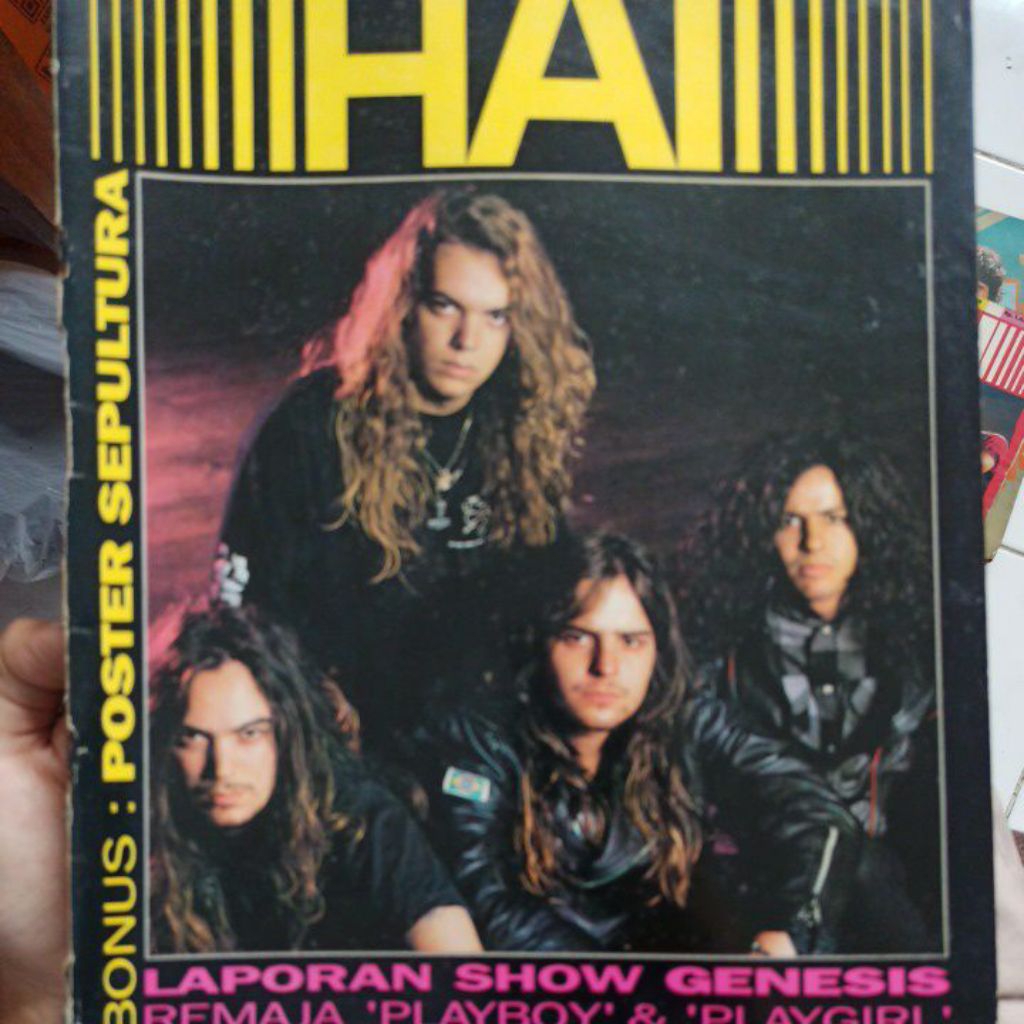 Majalah Hai edisi langka Sepultura, Genesis, dll.