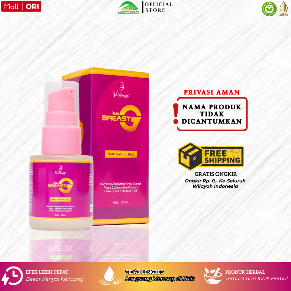 Serum Pembesar Payudara New BREAST G Membantu Membesarkan Payudara Mengencangkan Payudara Kenyal Plu