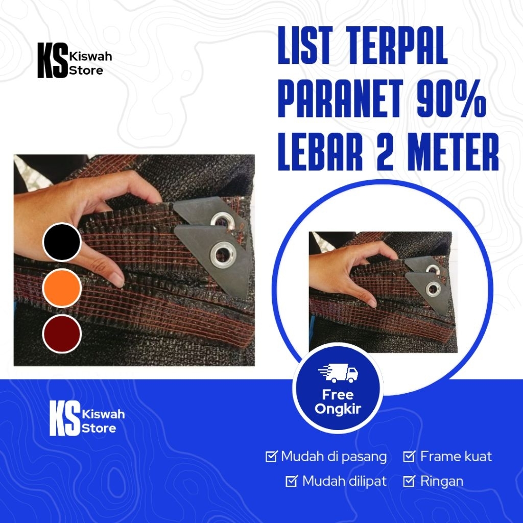 Paranet list 90% Lebar 2 meter