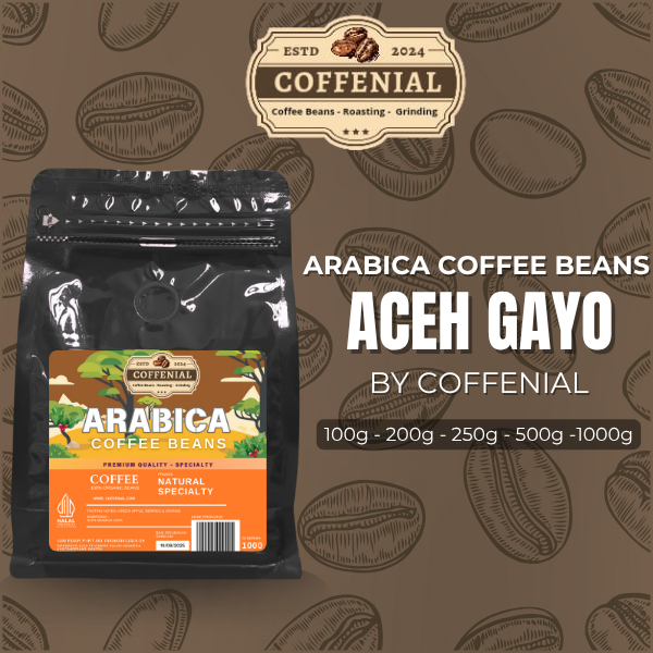 Biji Kopi Arabika Aceh Gayo - Specialty Roast Beans ( Aceh Gayo ) - Biji Kopi