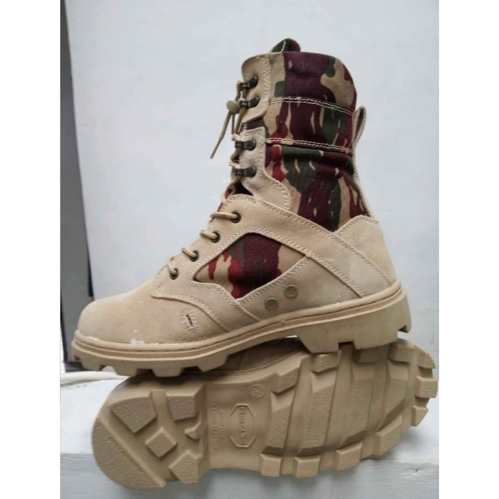 sepatu PDL doreng kopassus merek WB asli TNI