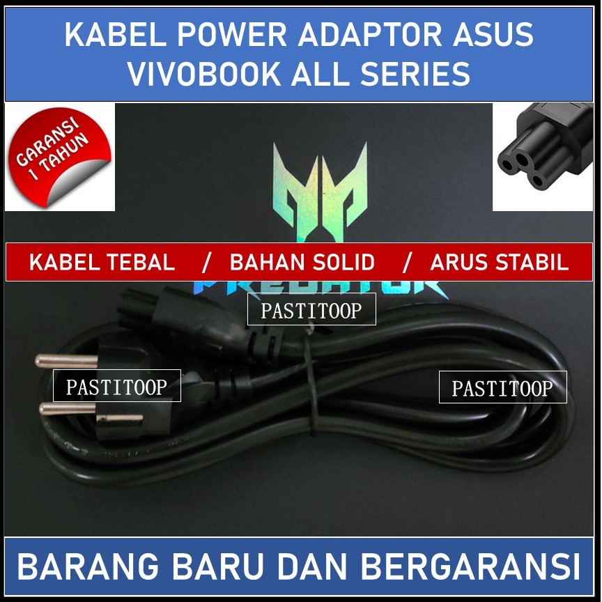 Kabel power adaptor laptop Asus Vivobook 14 pro Vivobook 15 pro OLED Baru