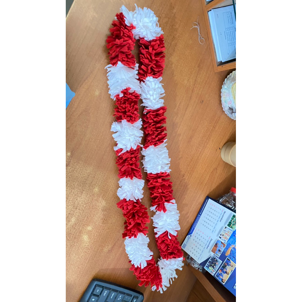 KALUNG MERAH PUTIH SATGAS UKURAN 60cm