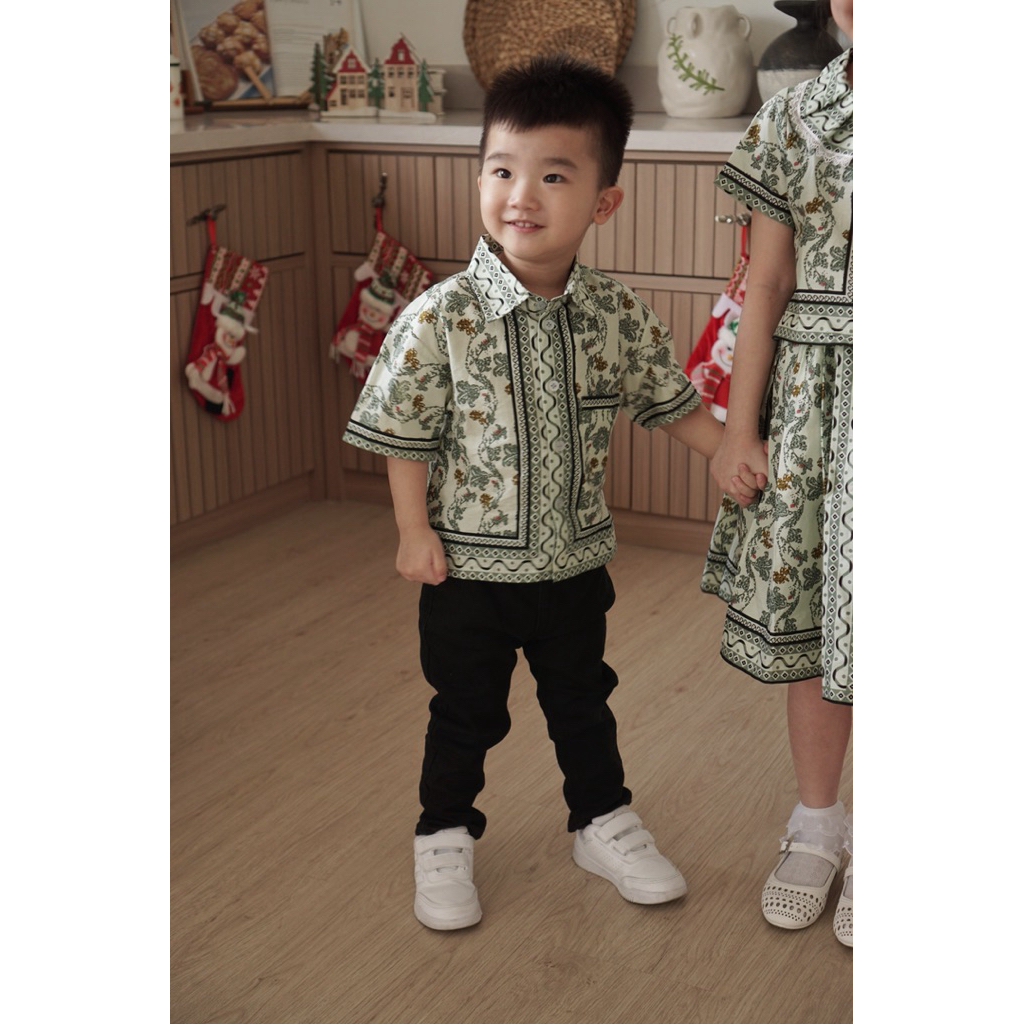 BATIK KEPIK | Amos kemeja batik anak