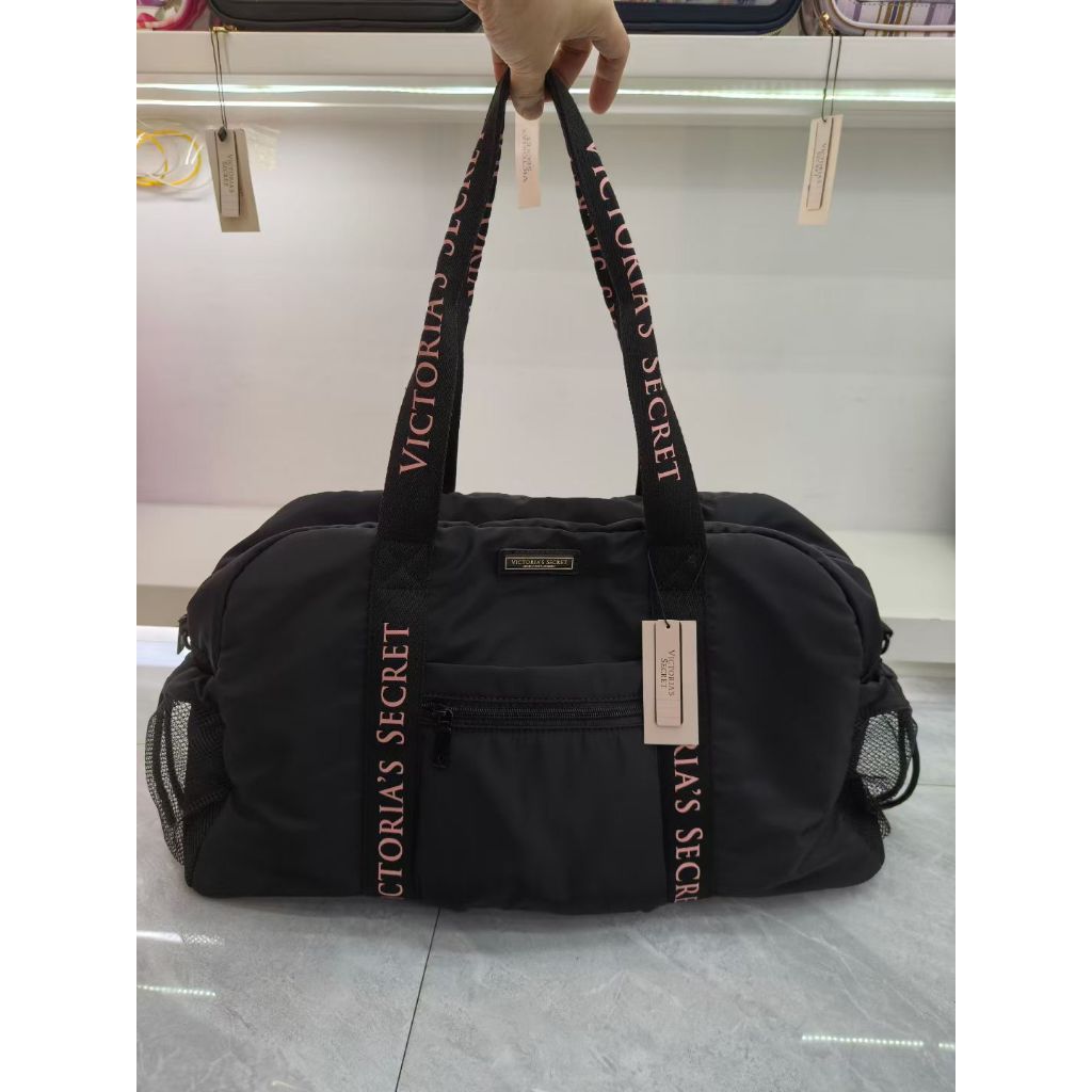 TAS WANITA VS VICTORIA SECRET TRAVEL BAG FASHION NYLON PARASUT
