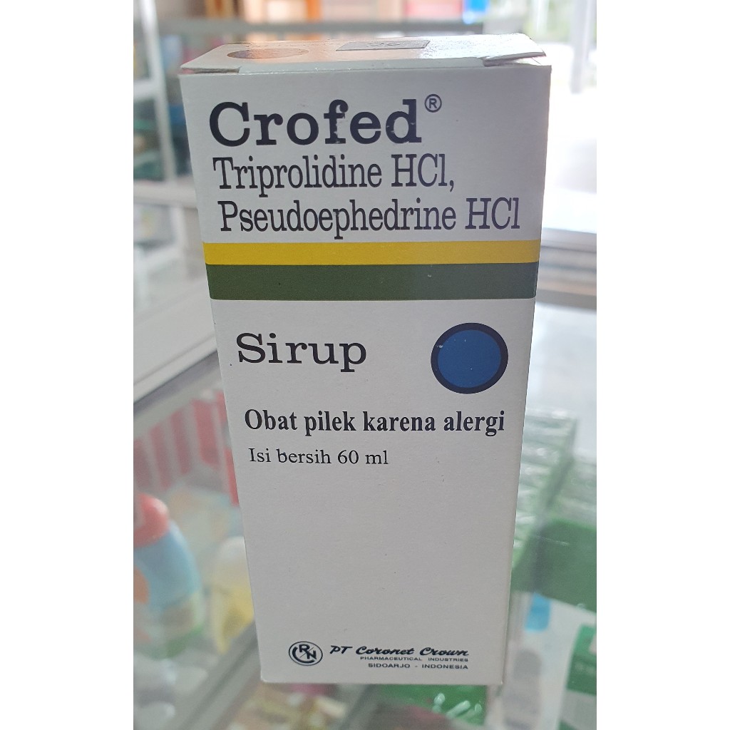 Crofed Sirup 60 Ml Untuk Meredakan Pilek Dewasa