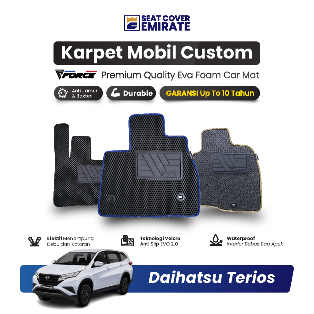 KARPET MOBIL DAIHATSU TERIOS | EVA PREMIUM BERGARANSI BY EMIRATE