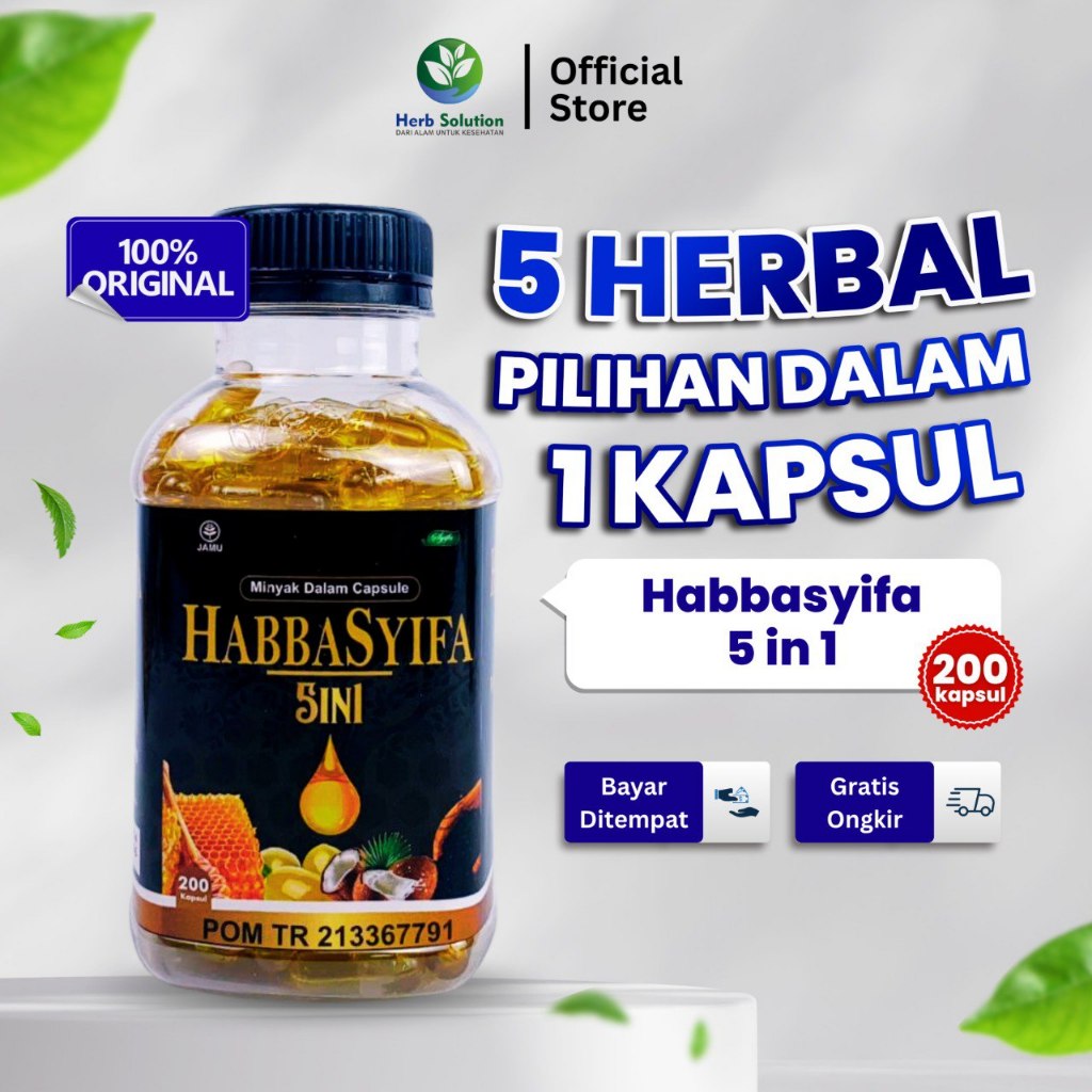 Habbatussauda Extra propolis Trigona 200 kapsul 5in1 Habbatussauda oil Premium Gold Trigona Gold