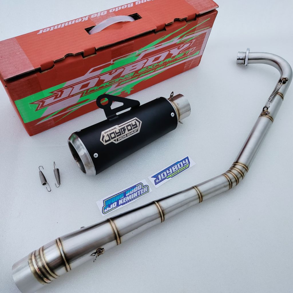 Knalpot racing model kompetisi Leheran Roadrace joyboy Original Jupiter z z1 Supra x125 Revo absolut
