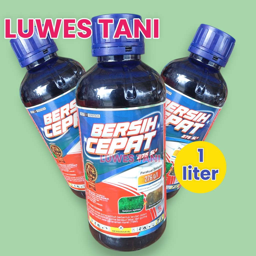 bersih Cepat 1 liter herbisida rumput langsung kering rumput daun sempit dan rumput daun lebar