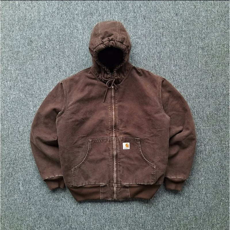 Carhartt Active Jacket W J130 Dark Brown Size Small