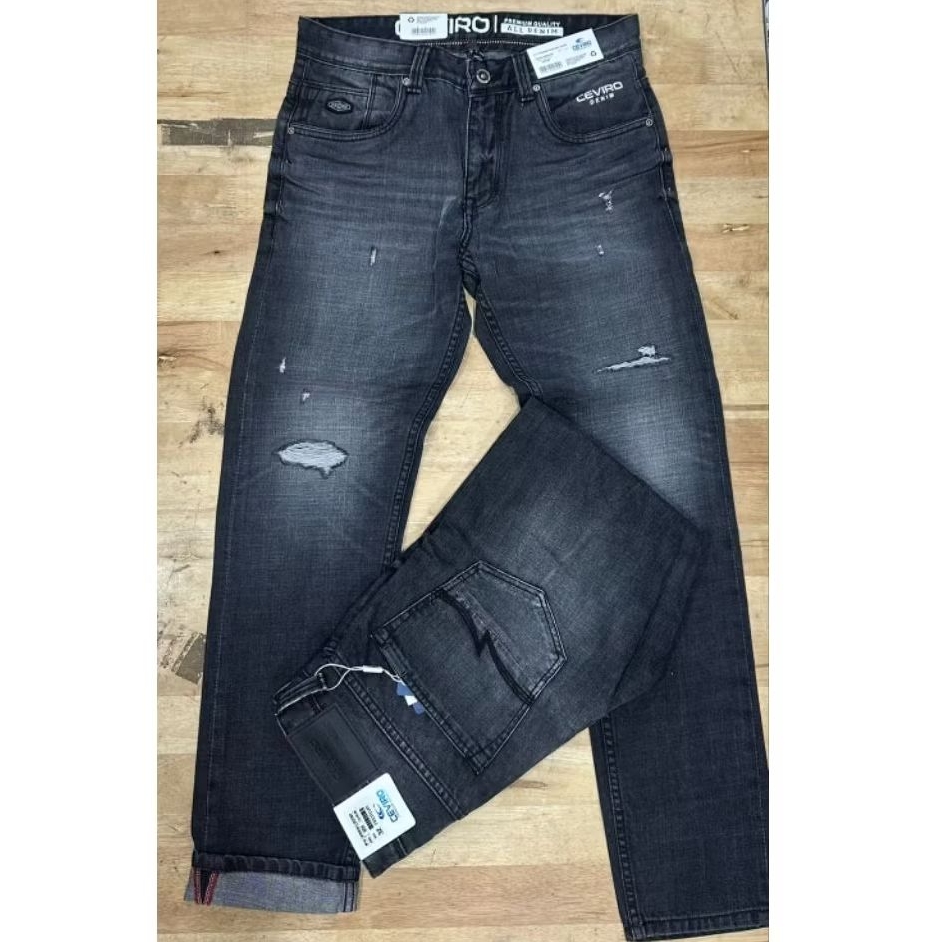celana panjang ceviro jeans sobek
