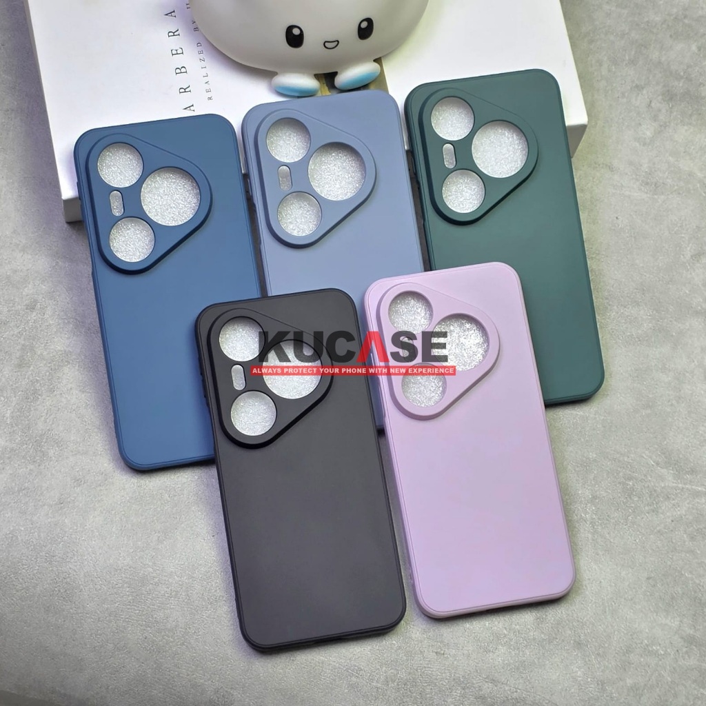 Huawei Pura 80 Pro Huawei Pura 80 Ultra Softcase Macaron Square Polos Case Huawei Pura 80 Pro Huawei