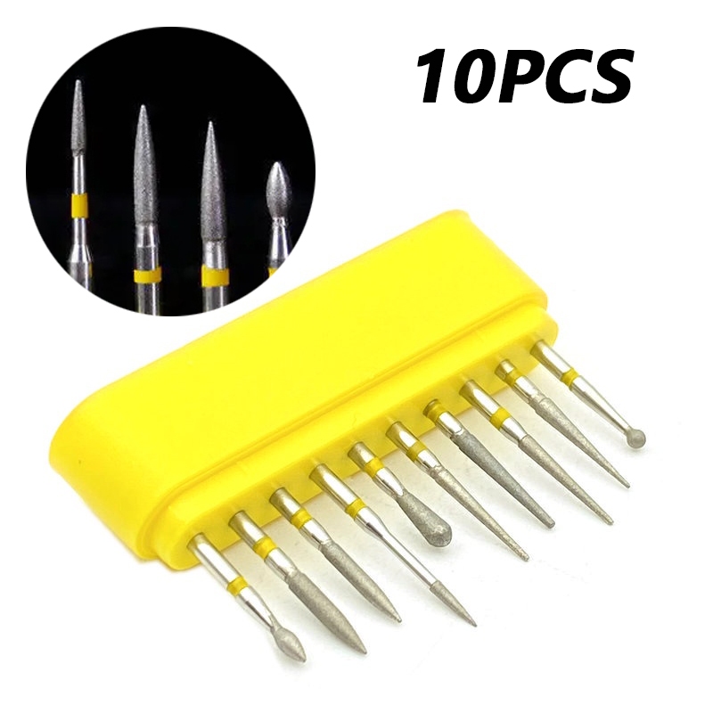 RS-DENTAL dental diamond bur finishing high speed kit bur finishing preparation preparasi crown gigi