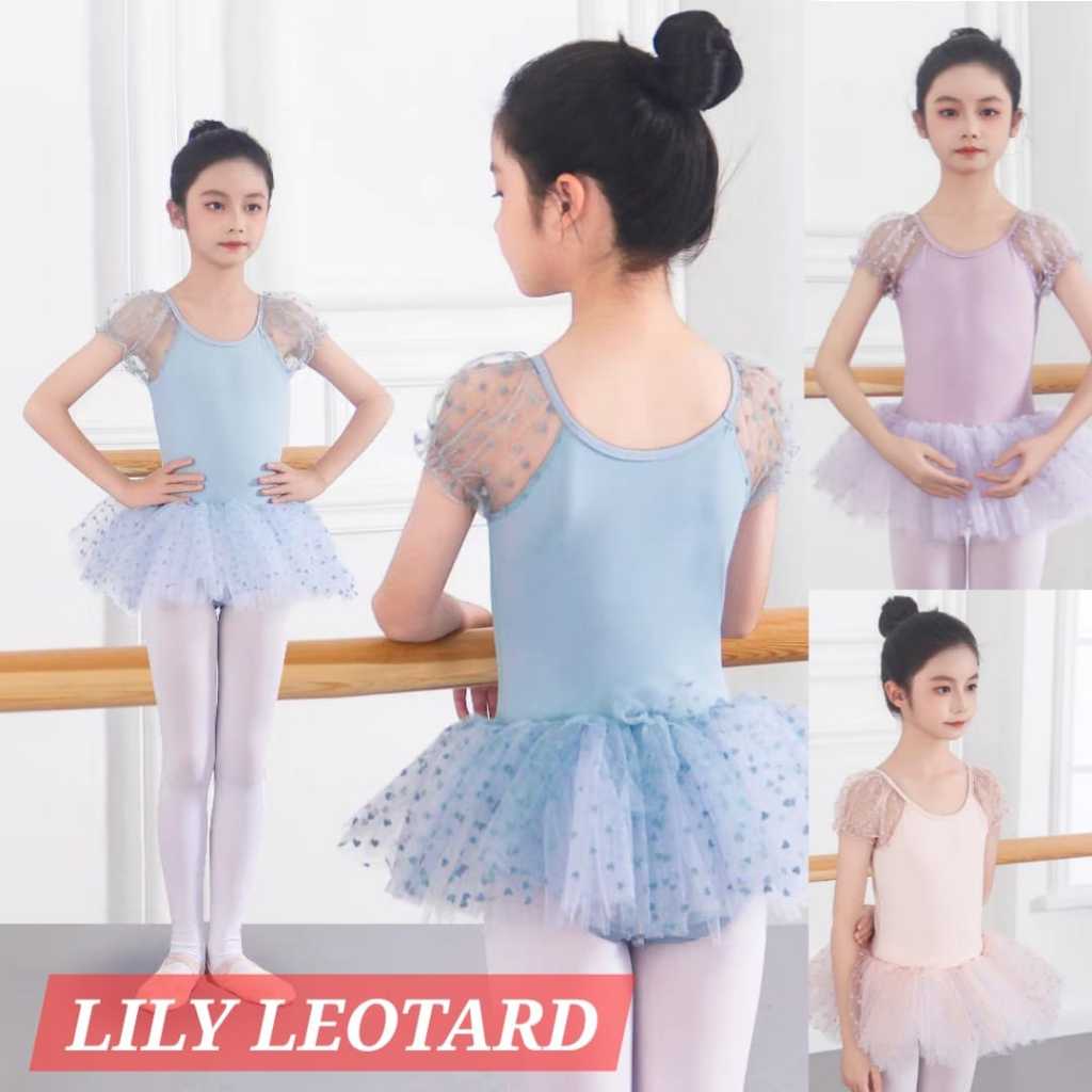IDE KOSTUM LILY LEOTARD BAJU BALLERINA SERAGAM BALET FASHION SENAM GYM GYMNASTIC TUMBLING ICE SKATIN