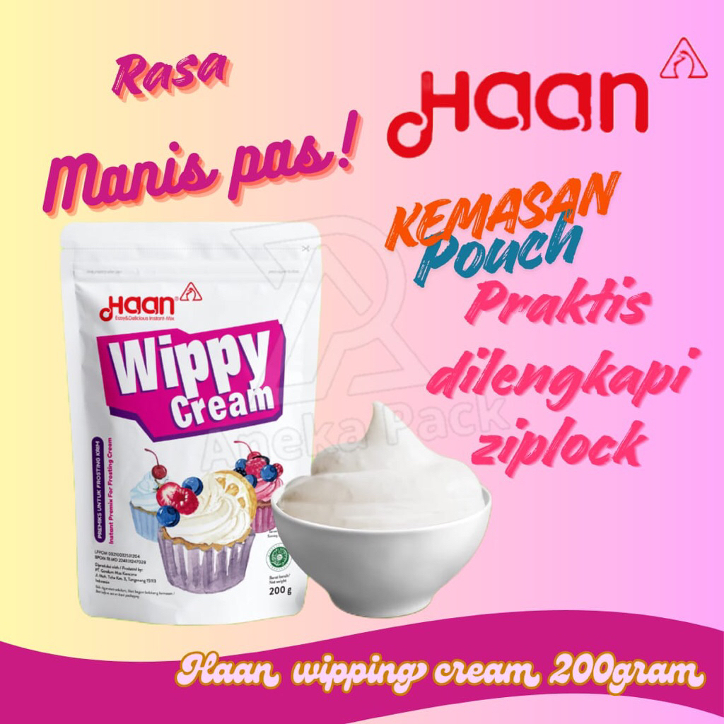 whipping cream haan 200gram