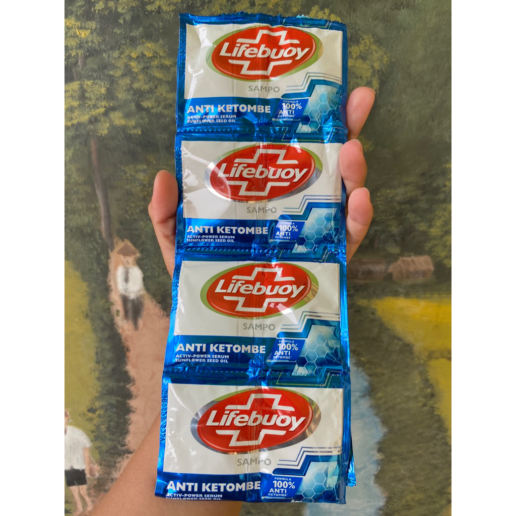 Lifebuoy sampo renteng (1 renteng isi 24) promo 4 renteng
