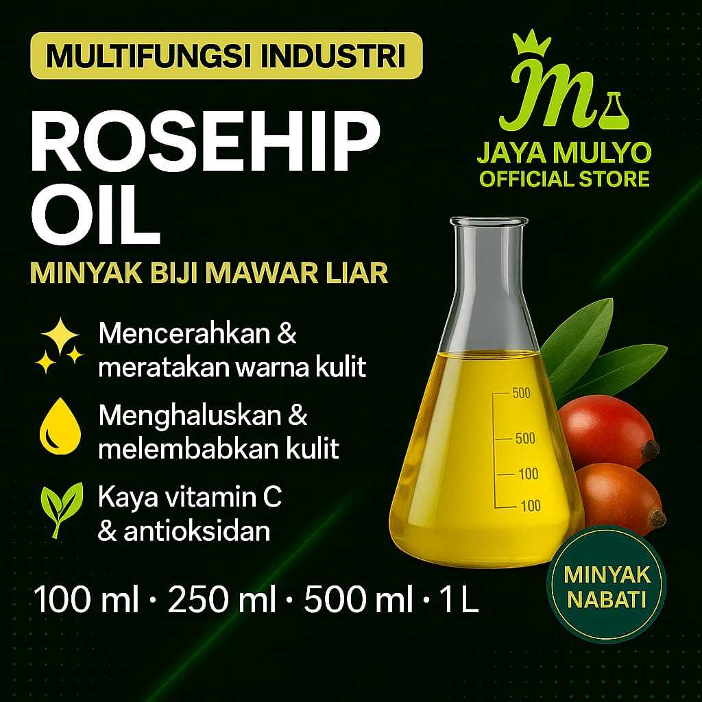 Pure Rosehip Oil 100ml / Minyak Rosehip seed oil / Rosehip Oil