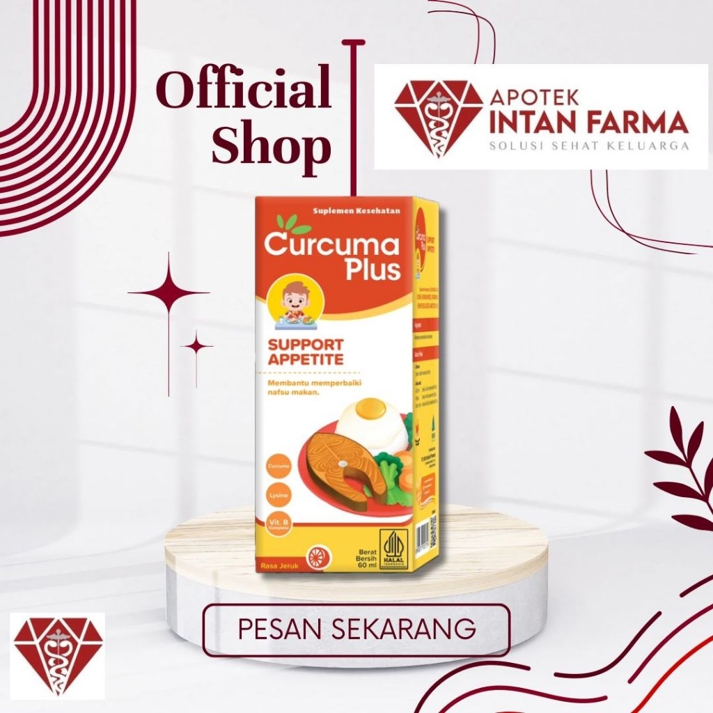 Curcuma Plus Support Appetite meningkatkan nafsu makan anak