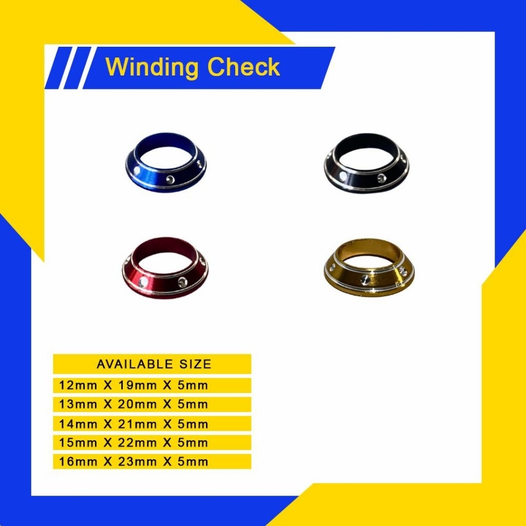 Winding Check untuk variasi custom joran pancing