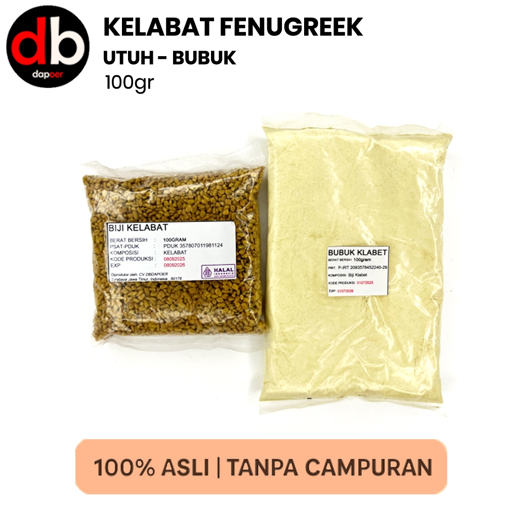 Biji Klabet 100gram Fenugrek Bubuk Klabet