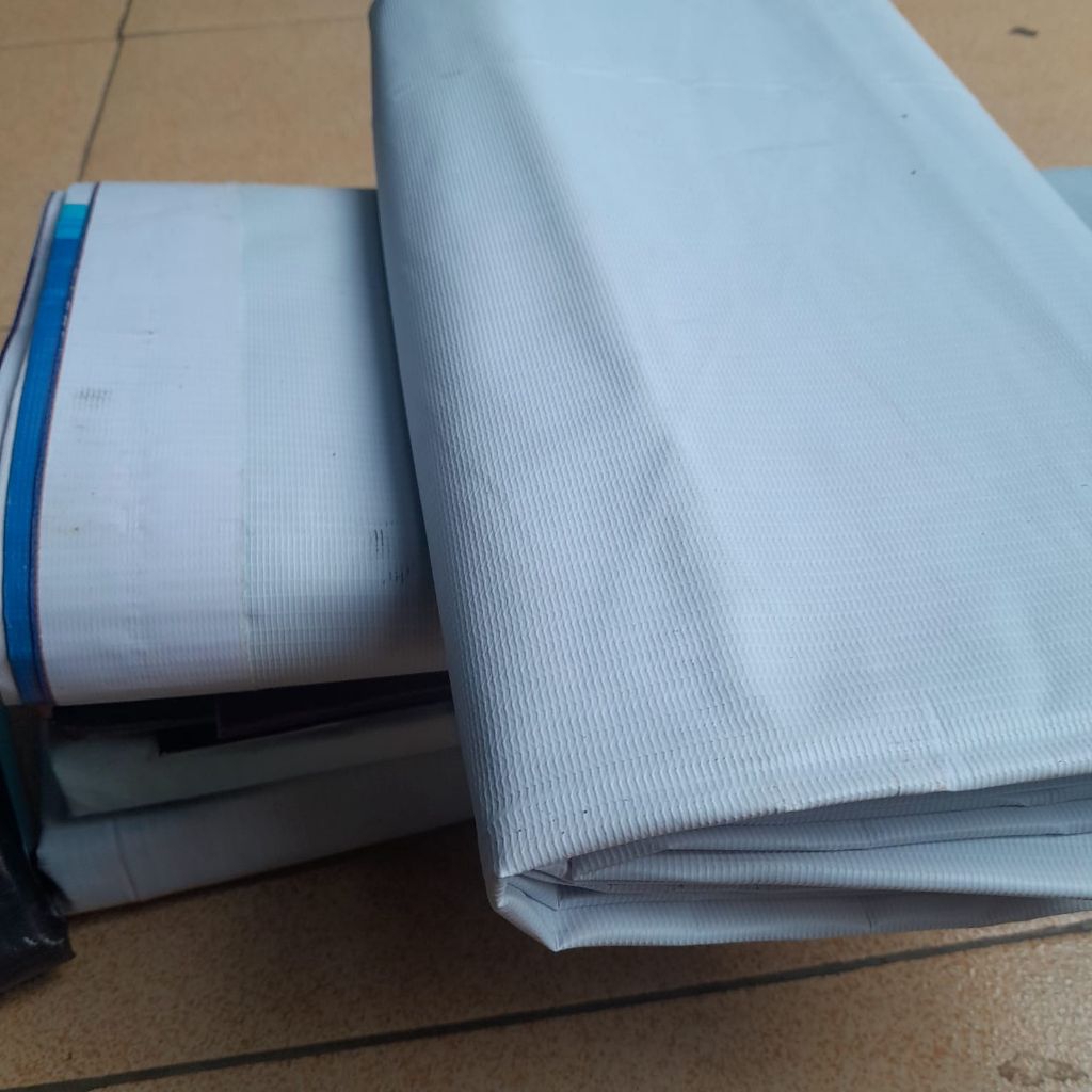 spanduk banner serbaguna sisa produksi ukuran 1x4