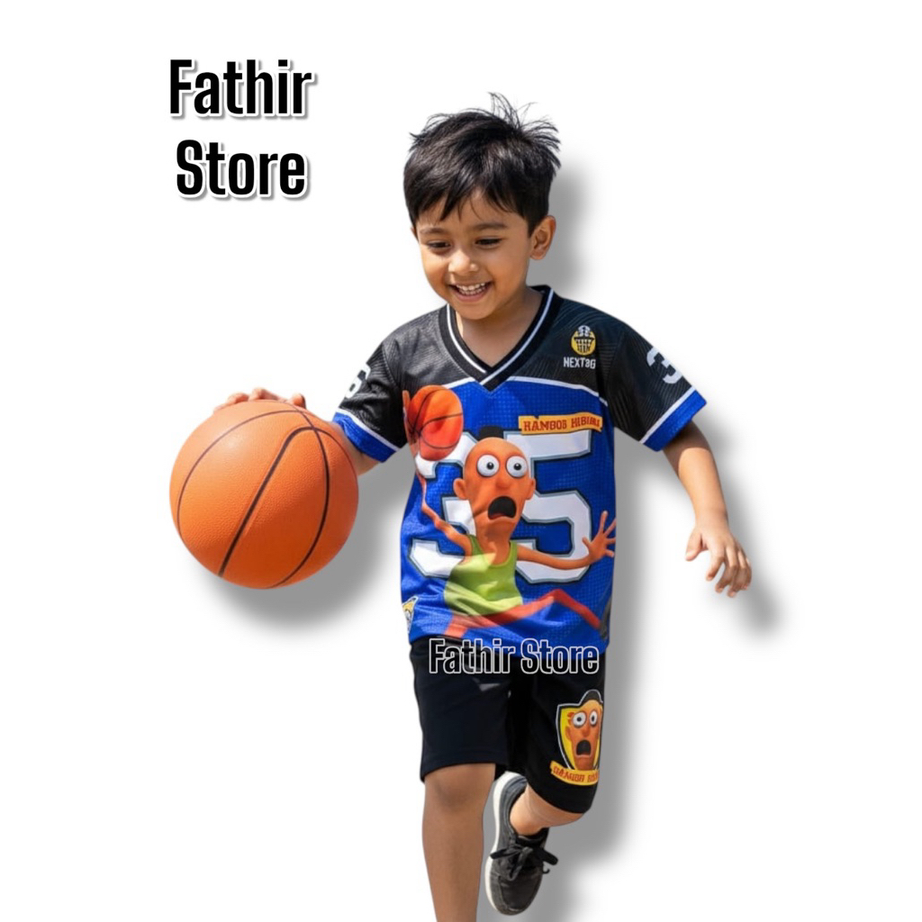BAJU ANAK LAKI LAKI GAMBAR HAMOOD HABIBI SETELAN ANAK FASHION SPORTY UNTUK USIA 1-10 TAHUN