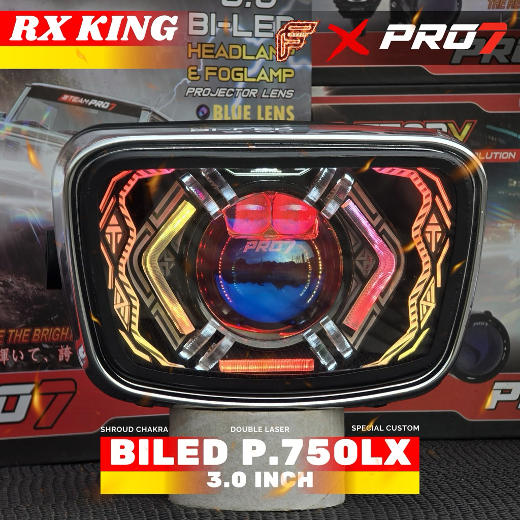 biled PRO7 p750lx SIGNATURE EDITION RX king biled RX king PRO7  DOBLE LASER 50/80 Watt PRO7 P750LX