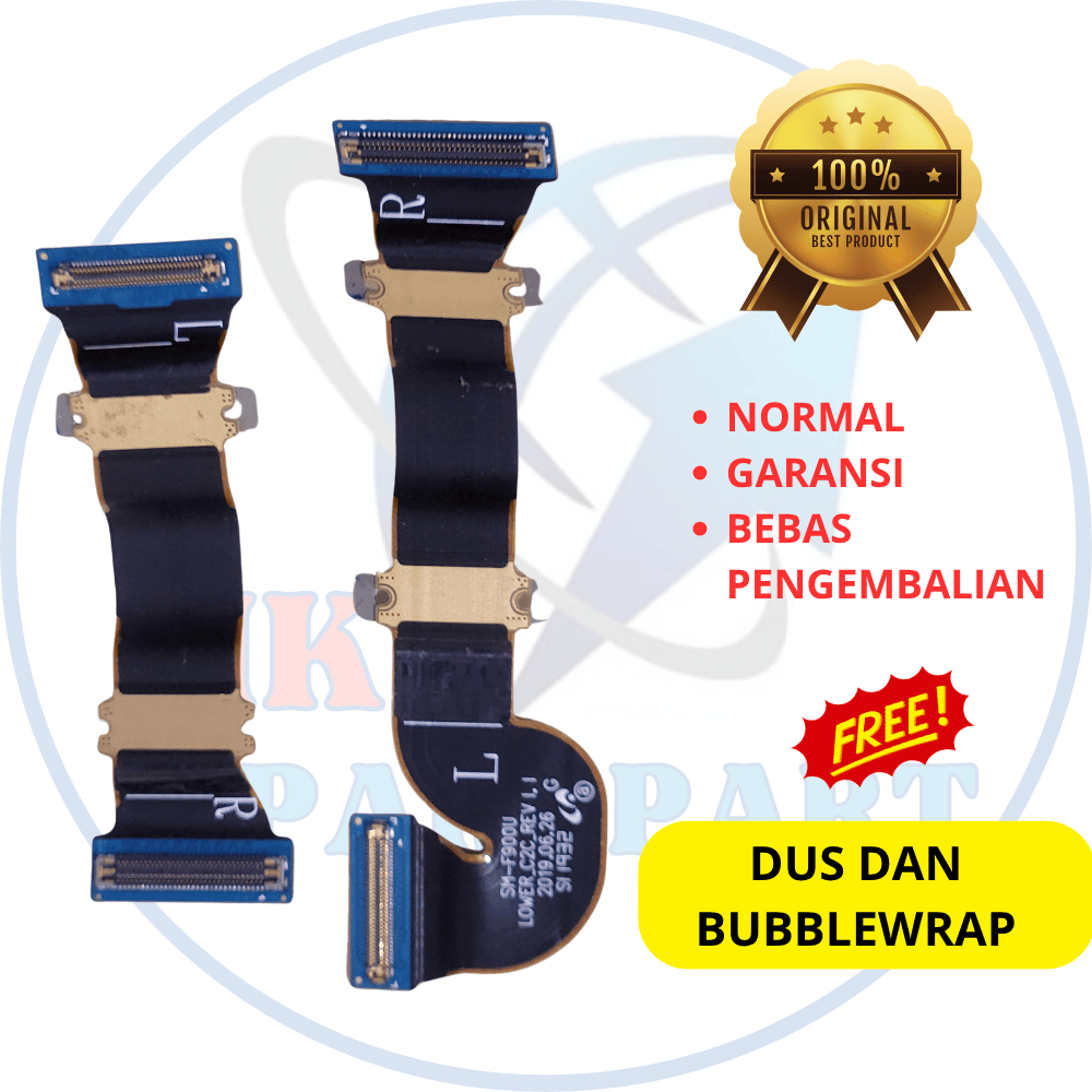 Flexible LCD hp Samsung z fold 1 - asli original copotan cabutan bawaan