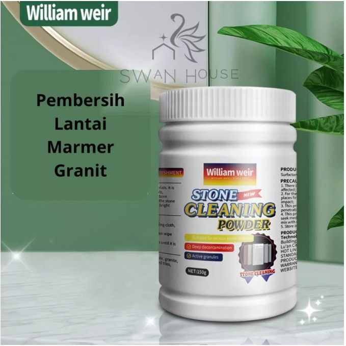 WLWE Pembersih Kerak & Pengkilap Granit Marmer 150 Gram - Pembersih Lantai / Pembersih Marmer / Sabu
