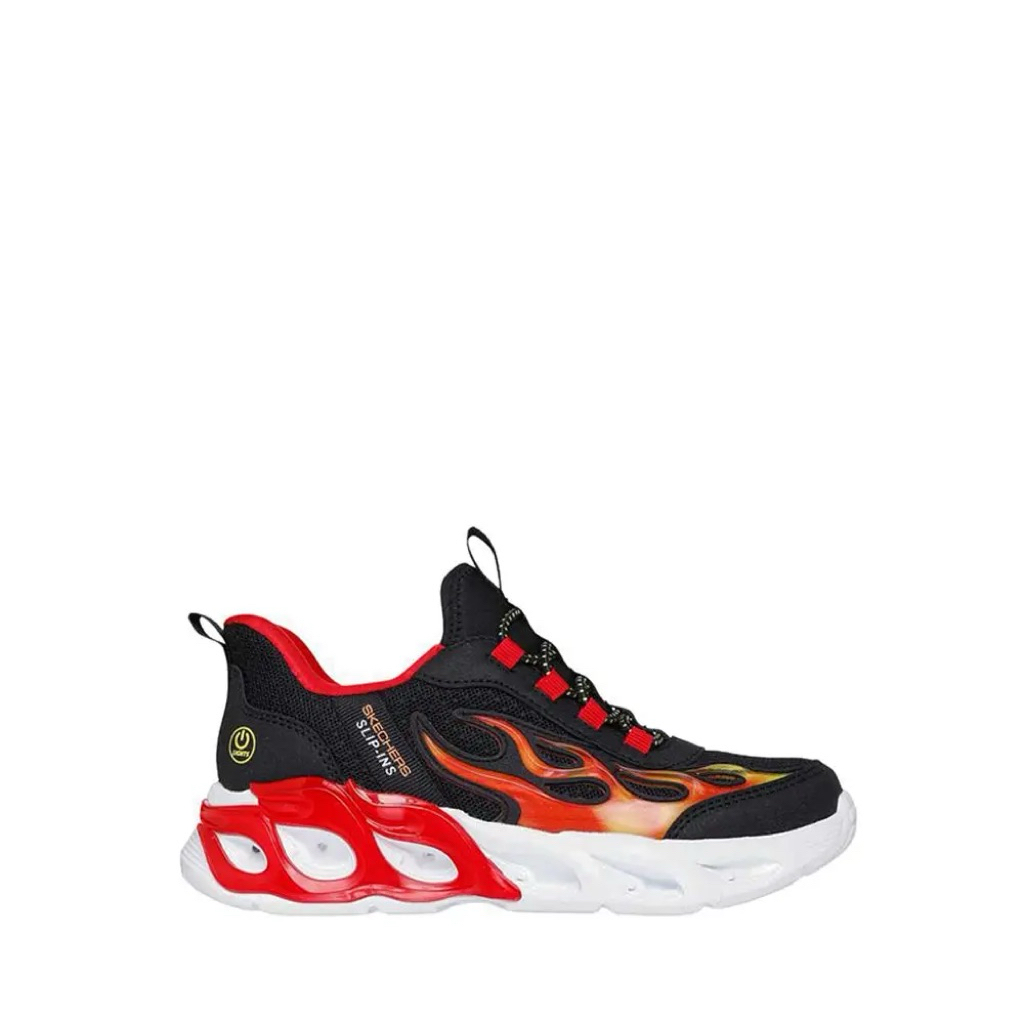 Skechers Slip-Ins Thermo-Flash 2.0 Boy's Lifestyle Grade School Shoes - Black SKU 0888-SKE403898LKD