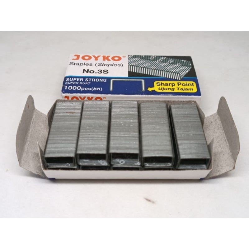 ISI STAPLES  BESAR JOYKO NO 3S / ISI STAPLES NO 3S JOYKO  (1 PACK ISI 20) cxx
