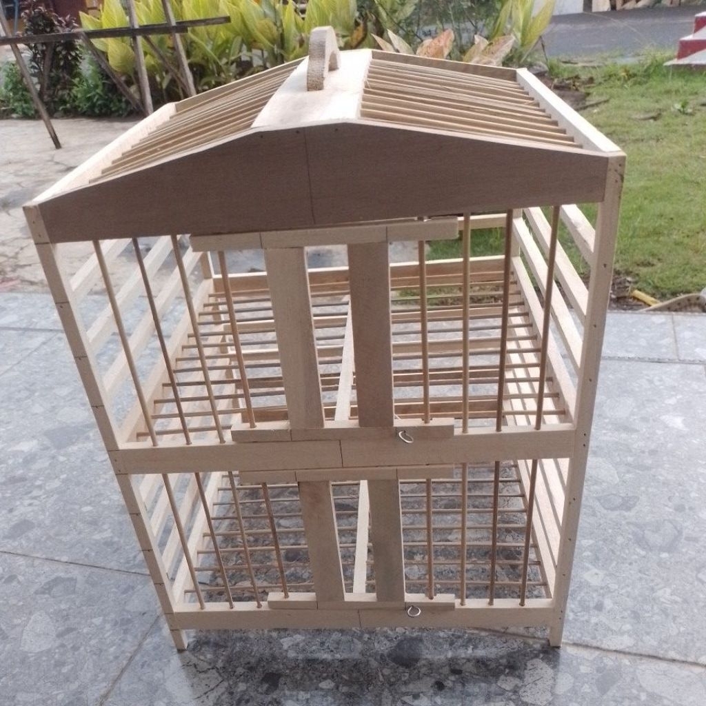 Sangkar Burung Dondang Dara Merpari Ambrukan