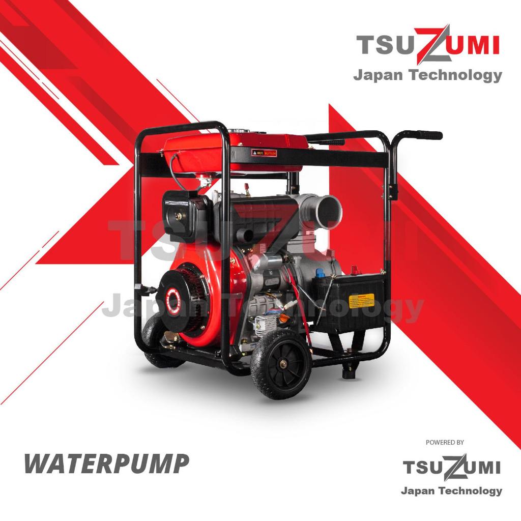 Pompa Air Alkon Diesel Irigasi Solar 4 Inch 3600 RMP Recoil dan Elektrik Starter di FAW FDP100E di M