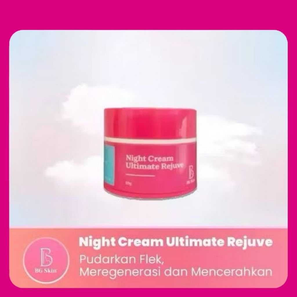 BG SKIN - Ultimate Rejuve Night Cream - Pemutih dan Pemudar Flek