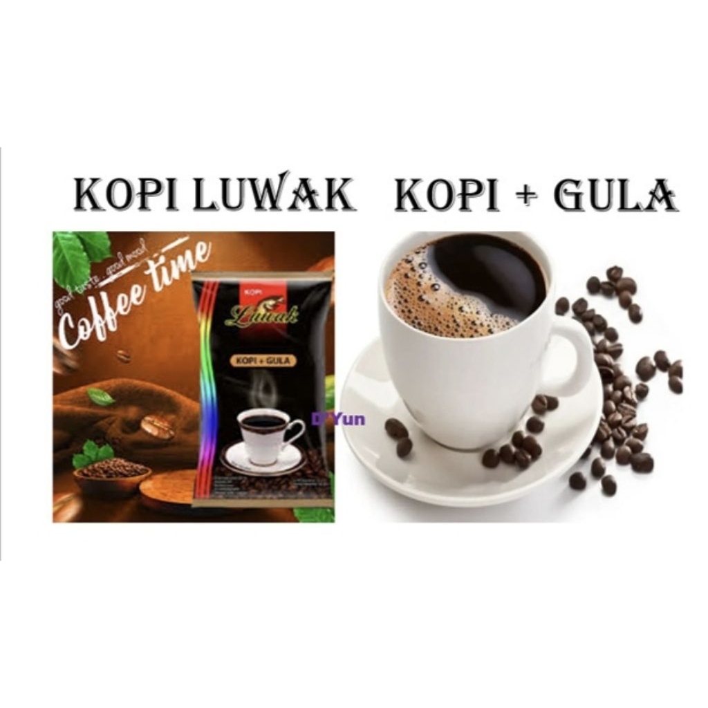 KOPi LUWAK HITAM+GULA