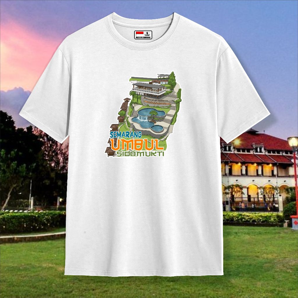 Kaos Oleh Oleh Semarang Kaos Souvenir Lawang Sewu 100%  Cotton Combed 30s Premium Kaos Semarang