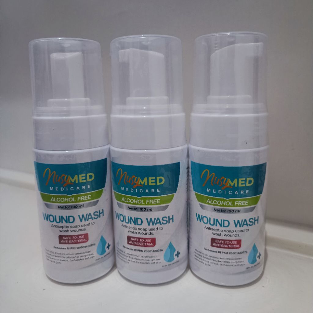 Nusy MED wound wash (Foam) Antiseptik 100ml