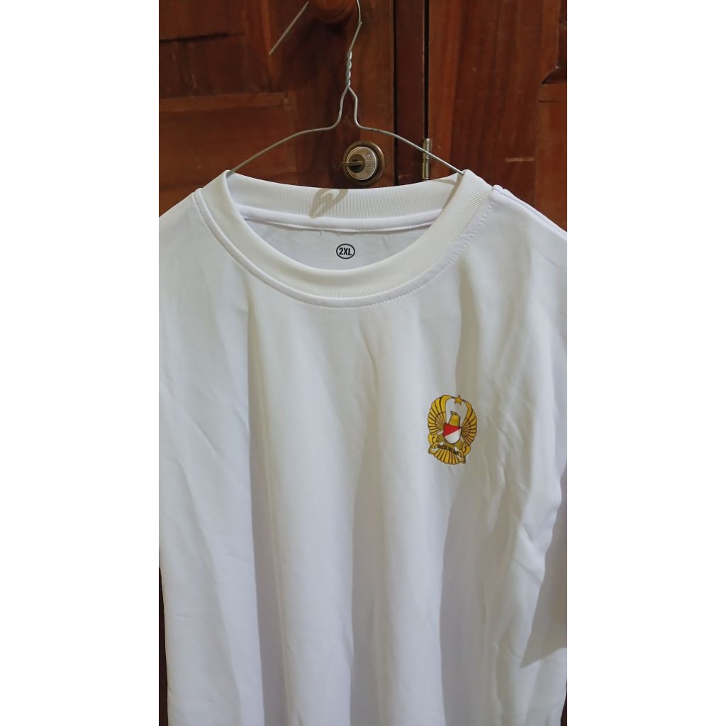 kaos pns putih daleman baju new (2xl) baju tni pns abri
