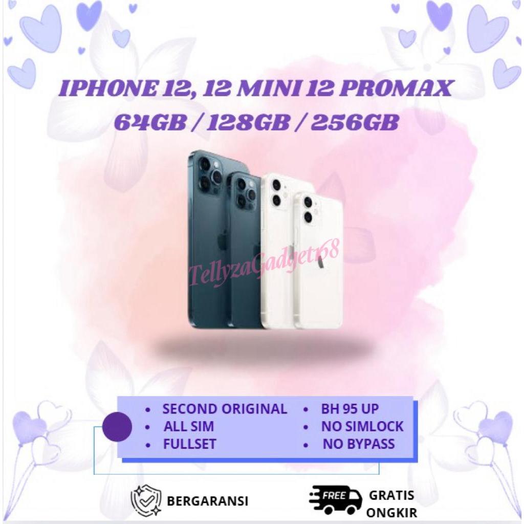 IPHONE 12 / 12 MINI / 12 PROMAX Second 100% Original