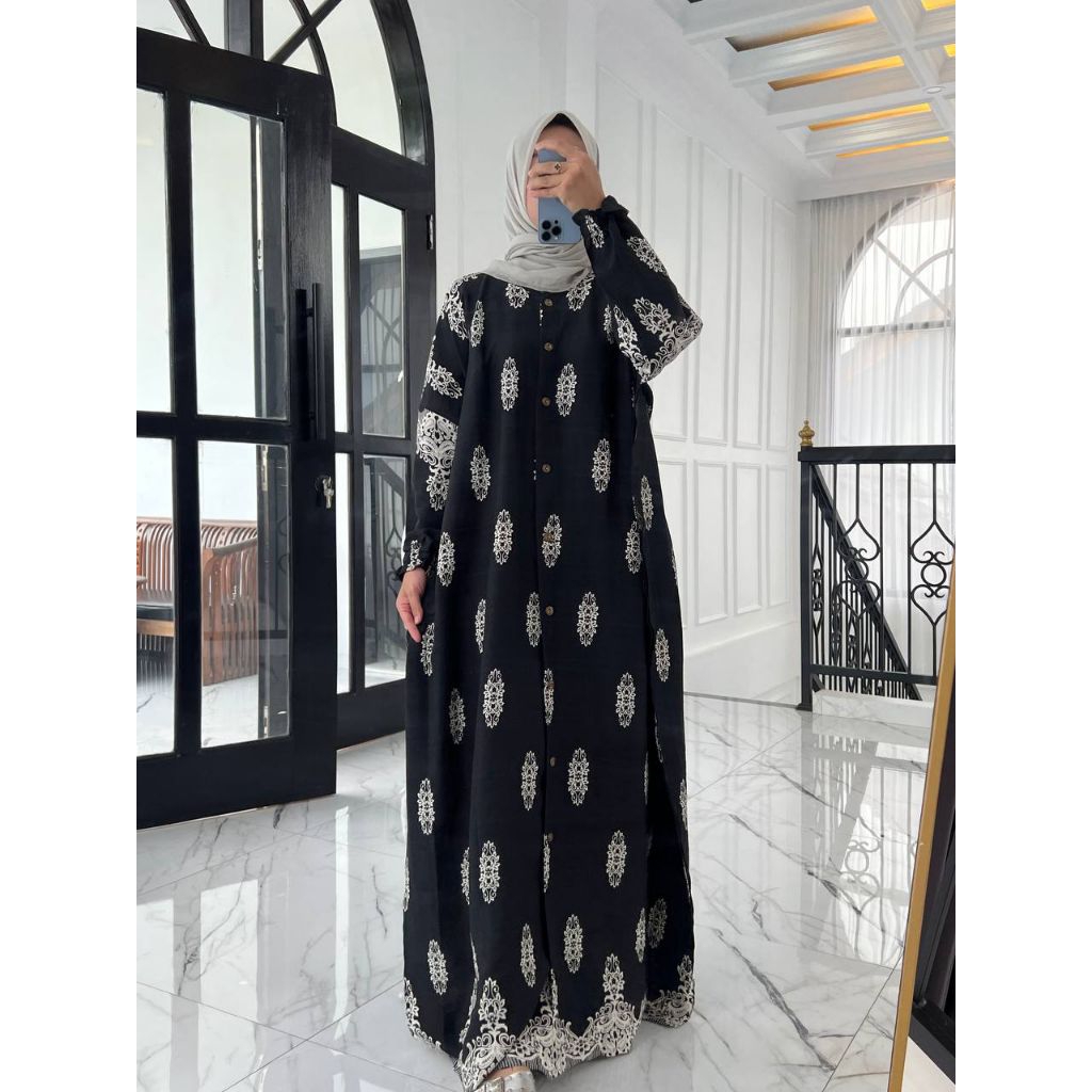 Kaftan Deluna Wear By. Anjani Store