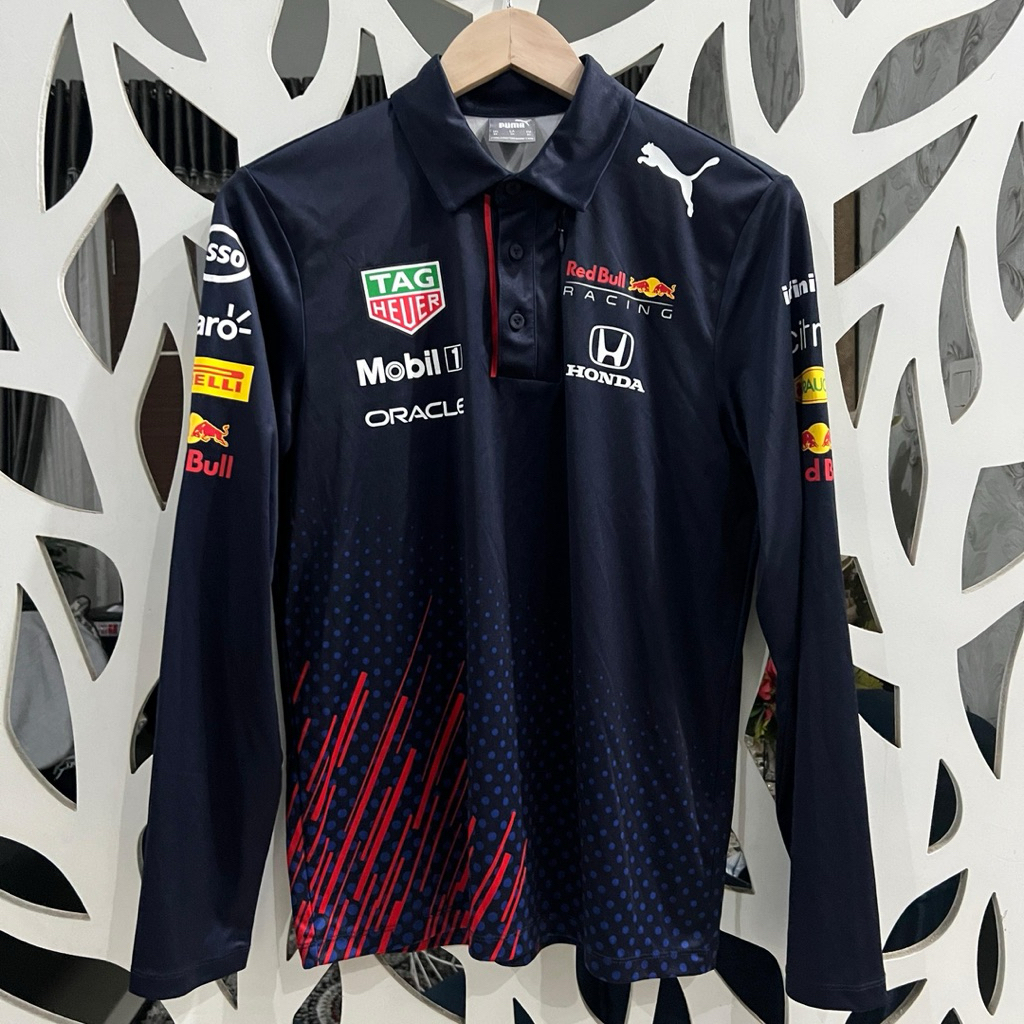 [Team Issued/BNWOT/Size XS] Baju Polo Long Sleeve Oracle Red Bull Racing Formula One Team F1 2021
