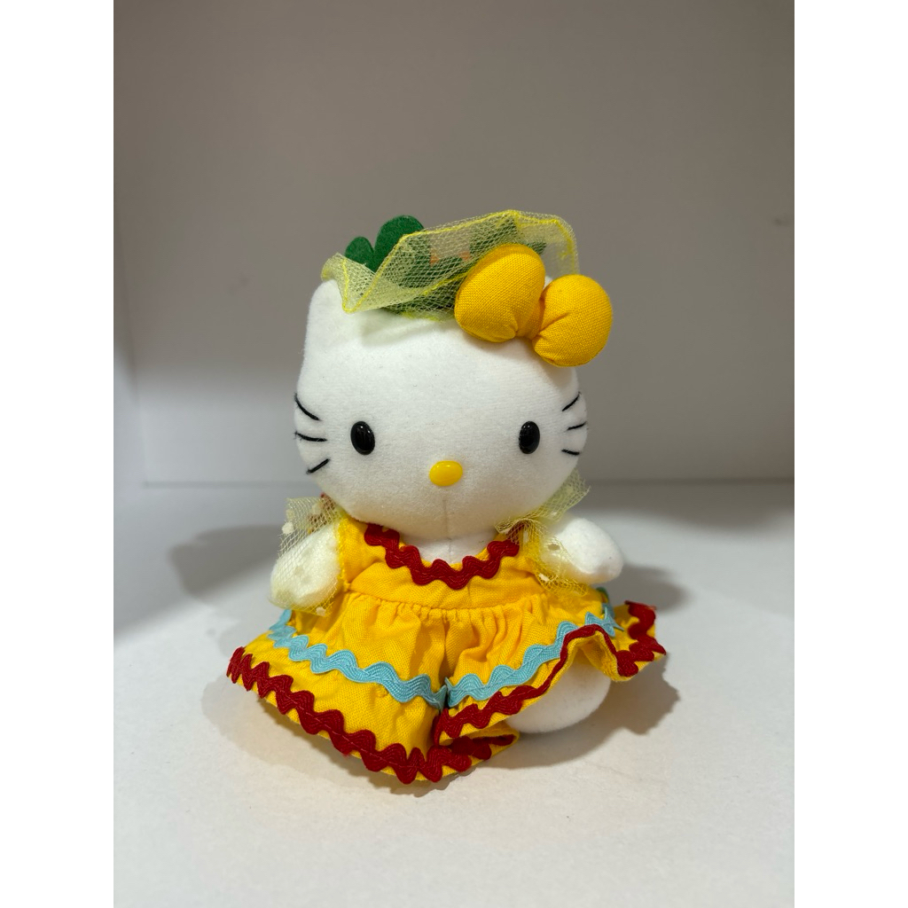 boneka hello kitty dress buah buahan sanrio