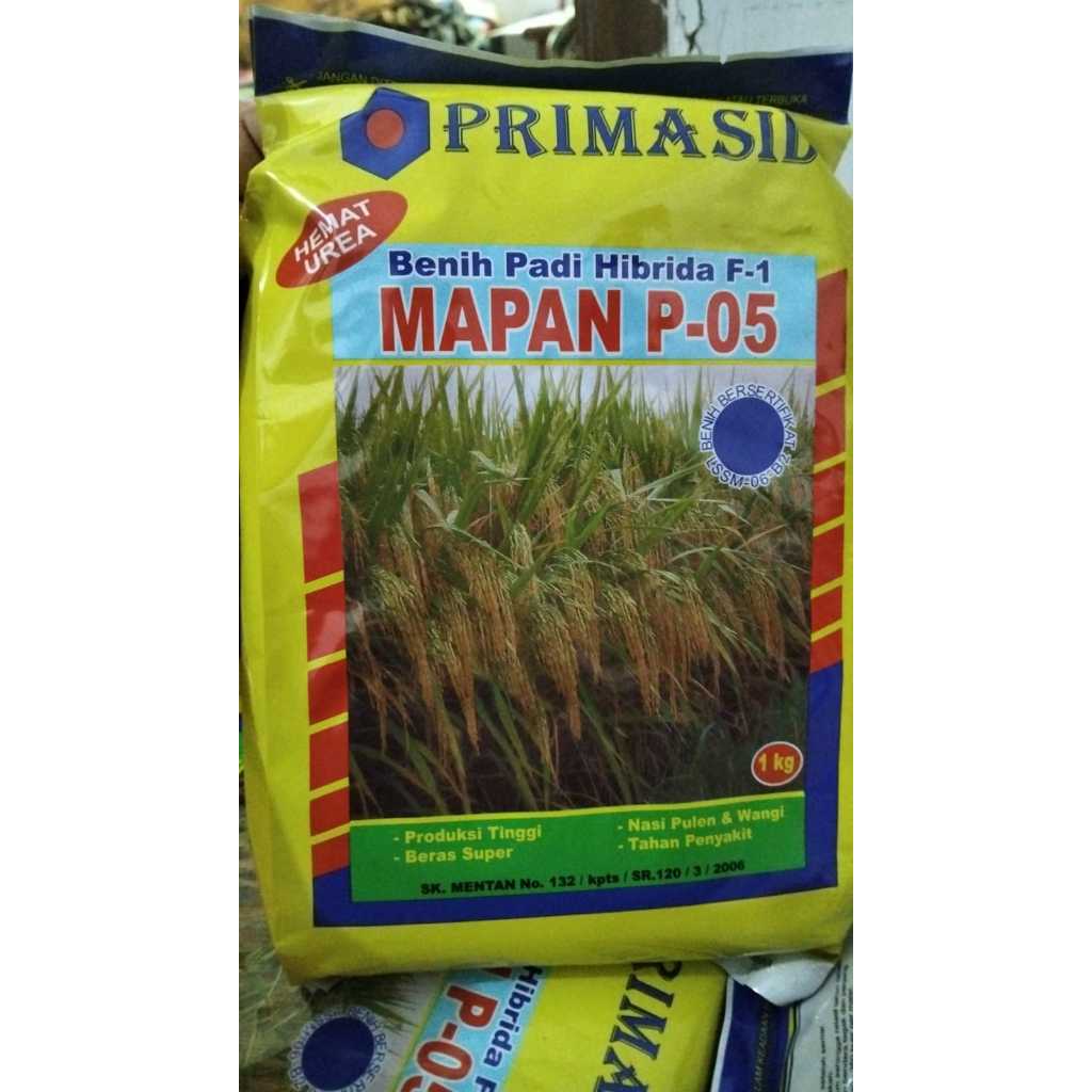 benih unggul padi hibrida mapan isi 1 kg