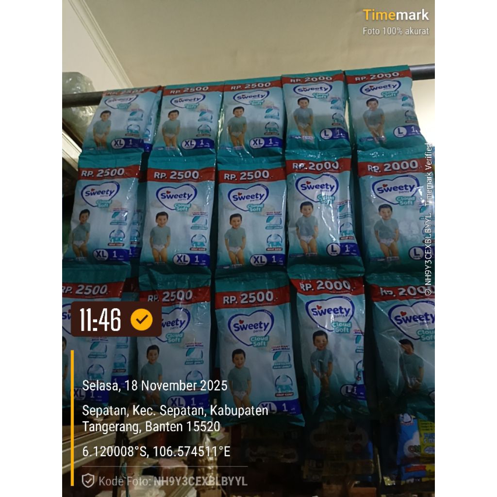 sweety silver 5 renceng (30 pcs) M, L, XL