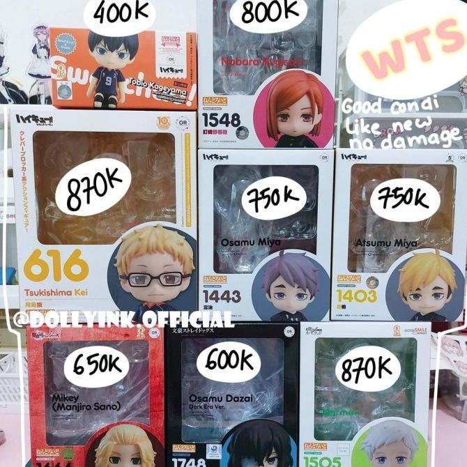 Nendoroid Haikyuu/Nendoroid kageyama/nendoroid norman/nendoroid atsumu/nendoroid osamu/nendoroid