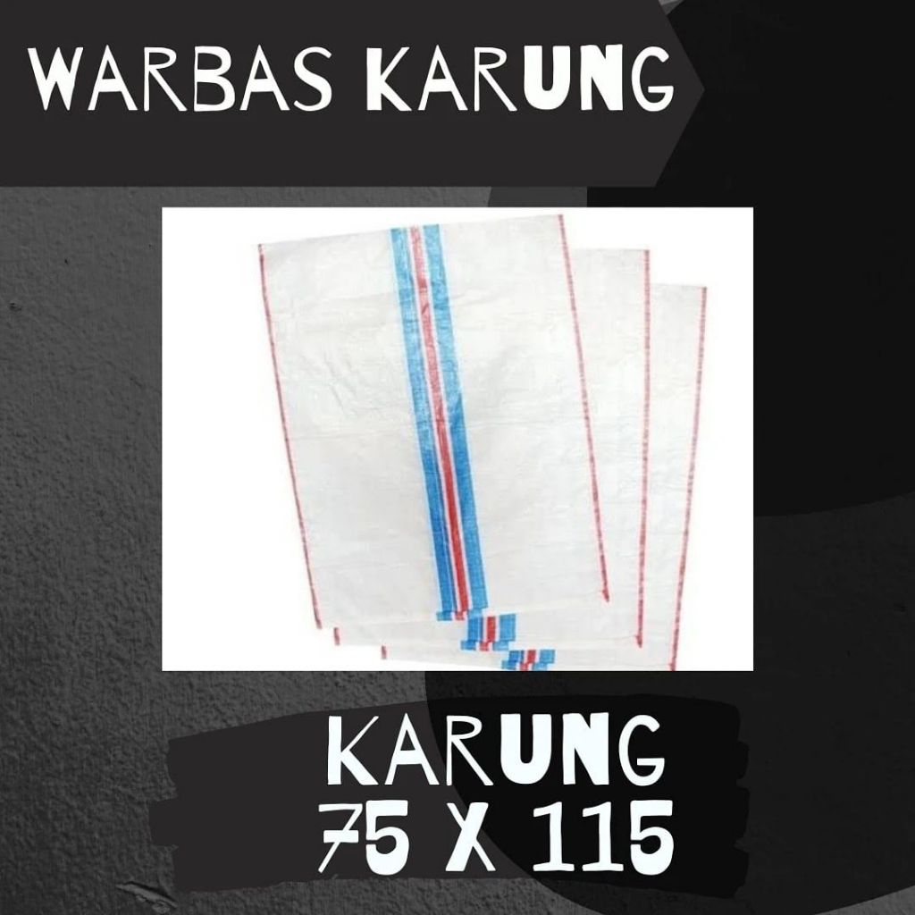 karung 115 x 75 baru