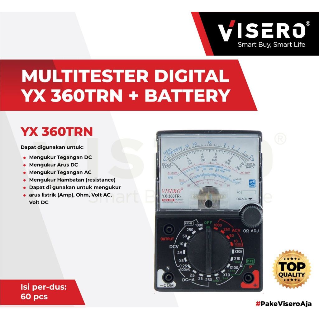 Multitester Visero / Multitester YX-360TRELB Visero SNI
