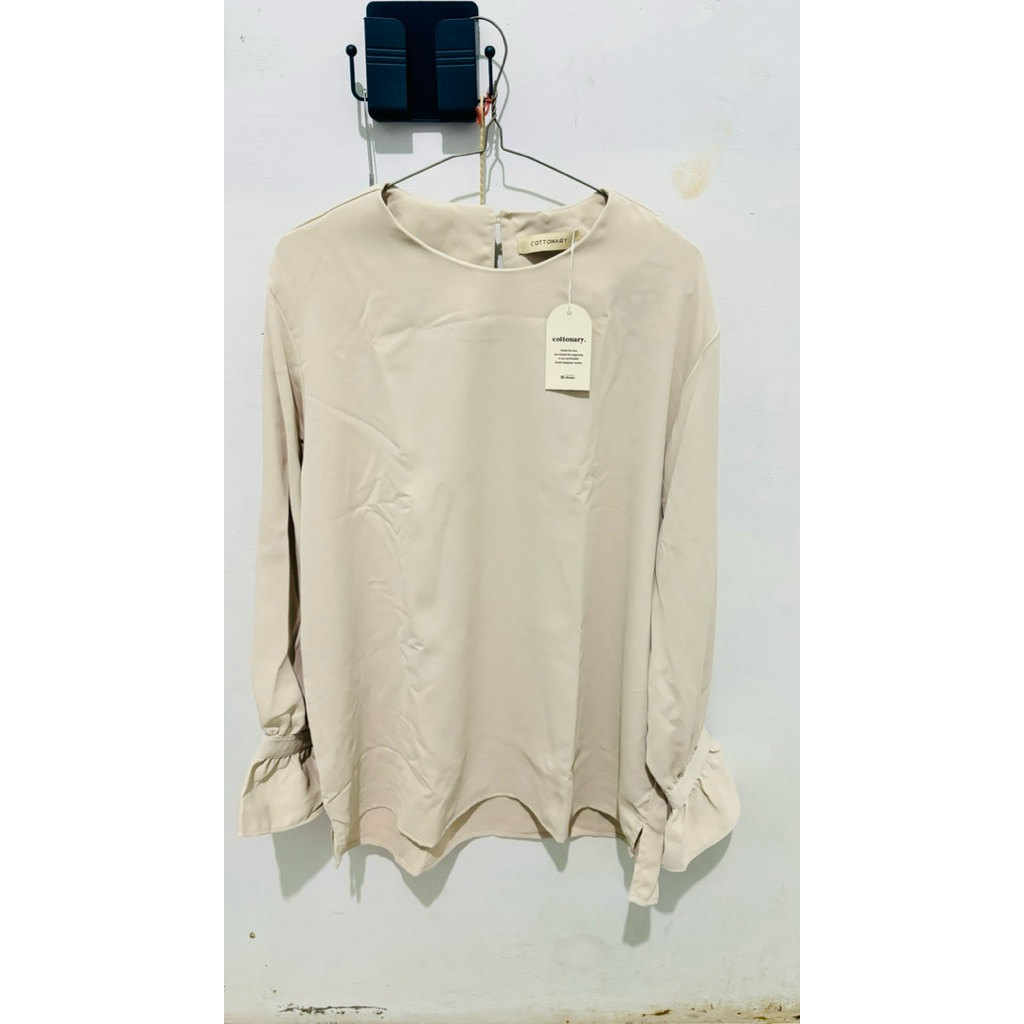 [NEW] Blouse / Atasan Warna Nude Merk Cottonary