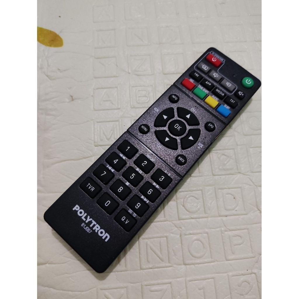 remot remote STB polytron dijamin ori original 100% pdv600 pdv700 series pengiriman dari bandung